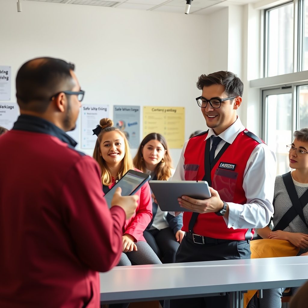 Driving school instructor training